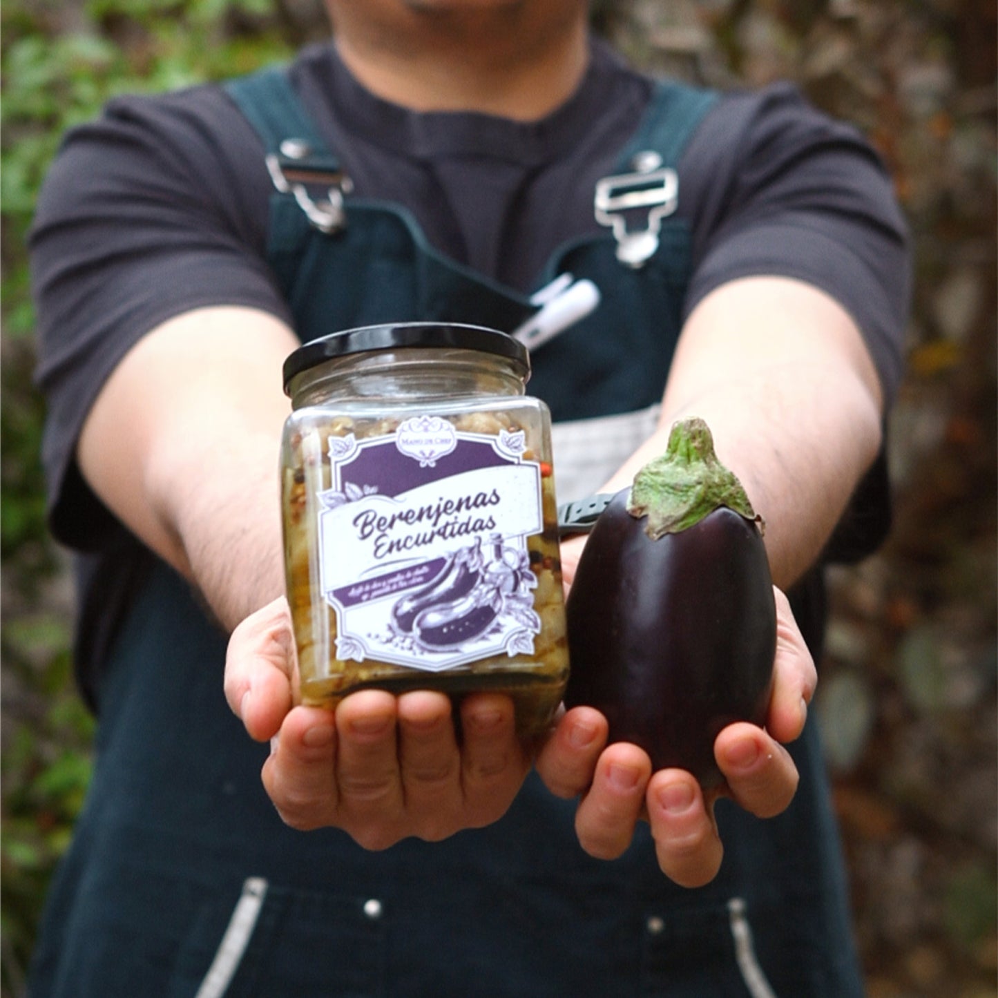 Pack Encurtidos Artesanales - Mano de Chef : 3 encurtidos + Galletas Picoteo + 3 Tenedores Picoteo + Videos recetario y  Guía de Maridaje + Producto EXCLUSIVO