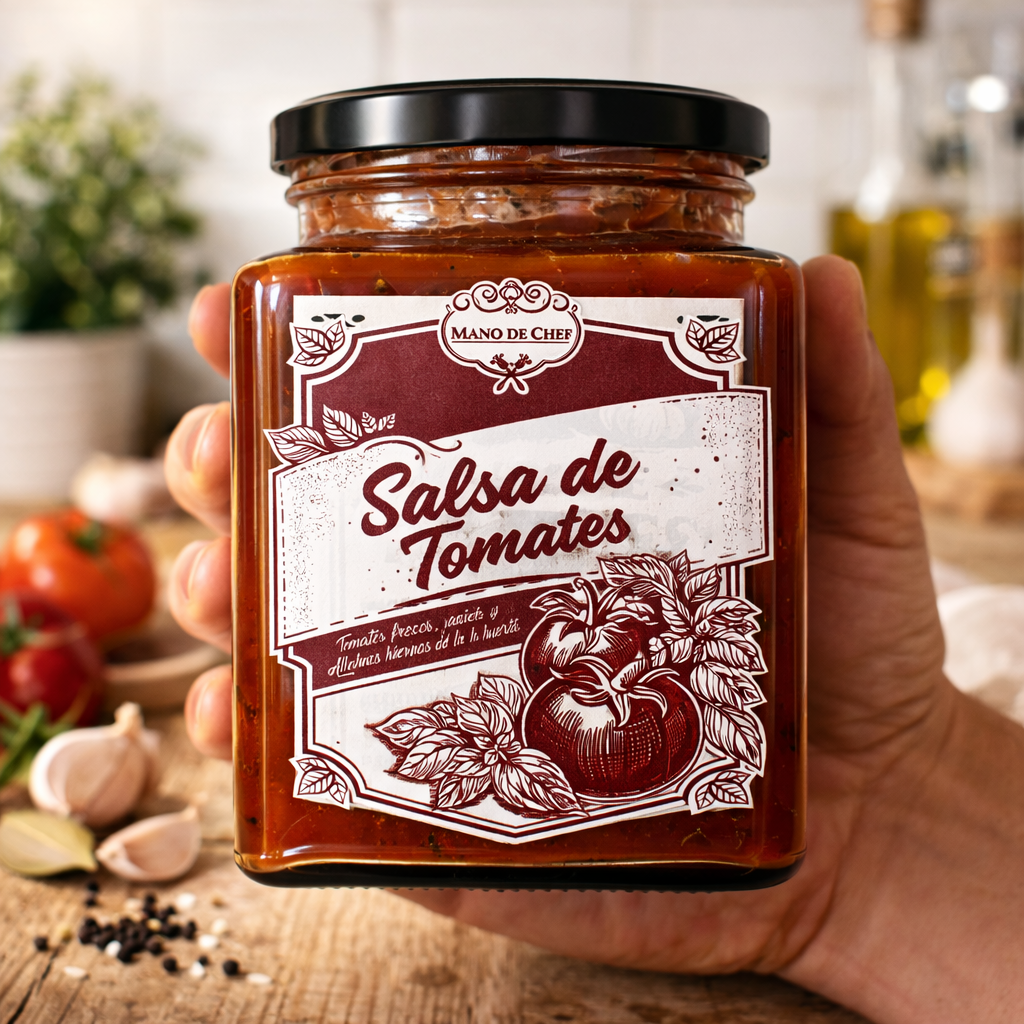 Salsa de Tomates - Mano de Chef